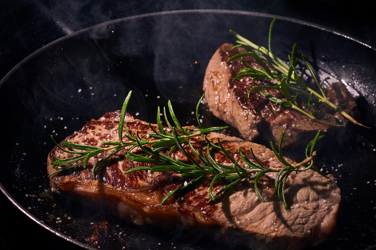 steak cast iron skillet